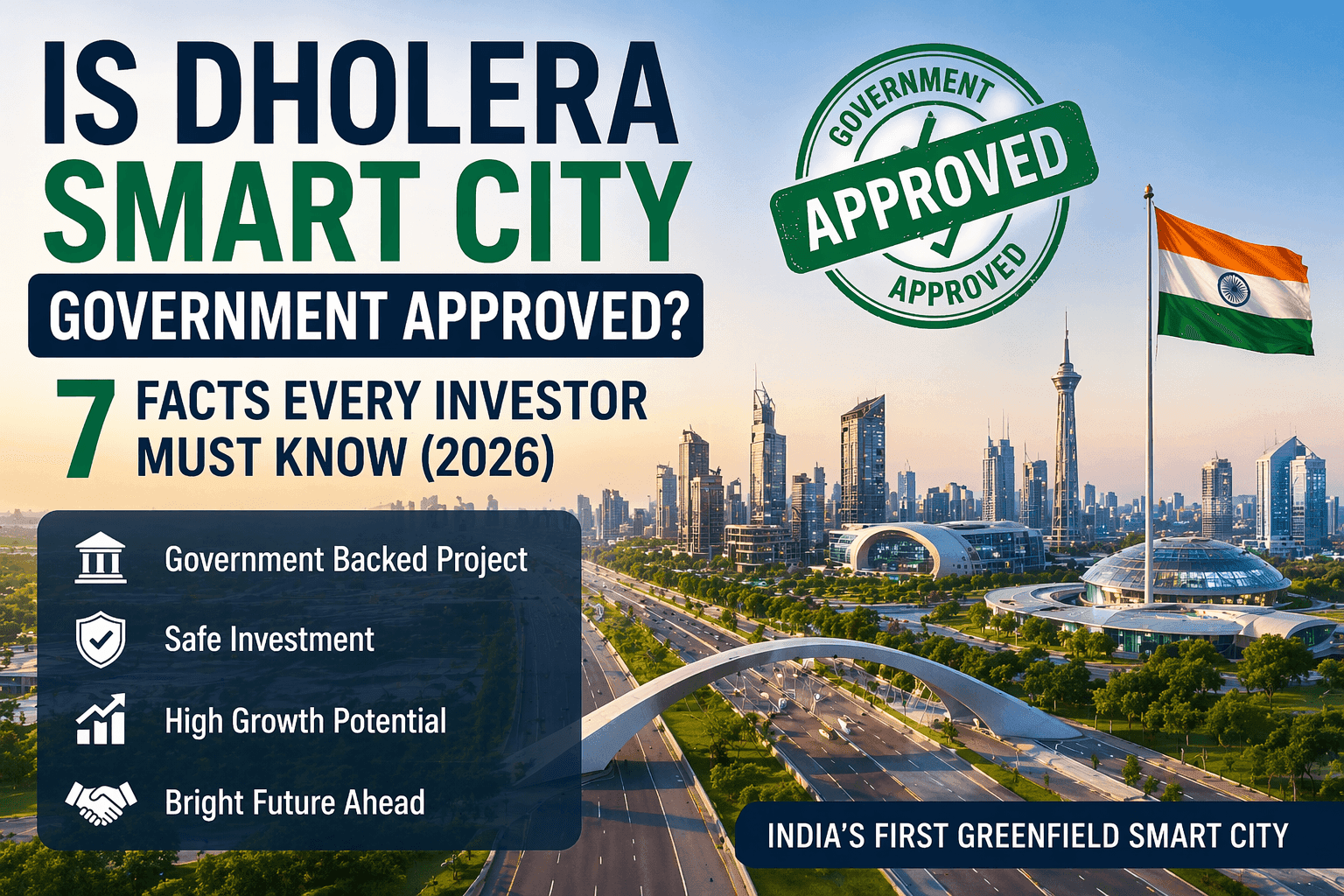 Is Dholera Smart City Government Approved? 7 Facts Every Investor Must Know (2026)