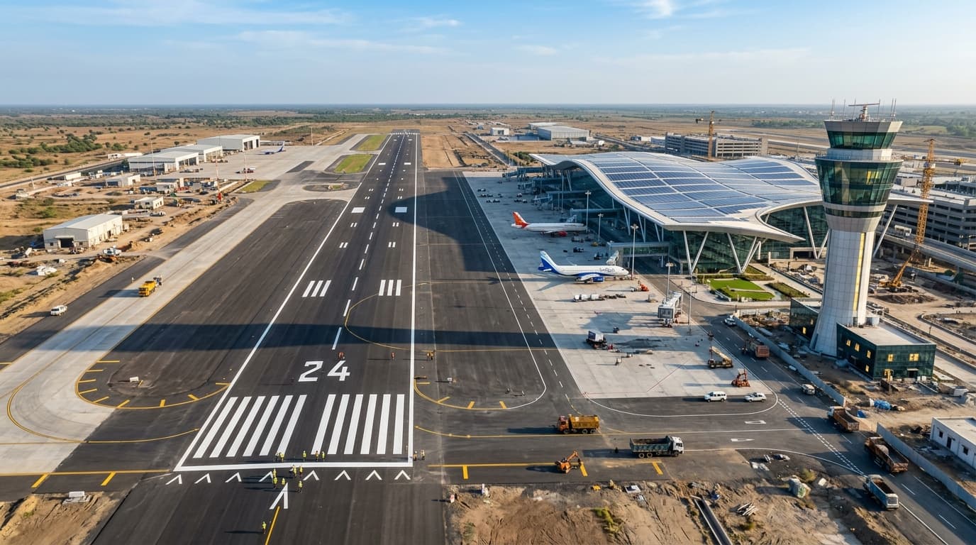 Dholera International Airport 2026: Runway Readiness, Cargo Hub & Navagam Land Strategy