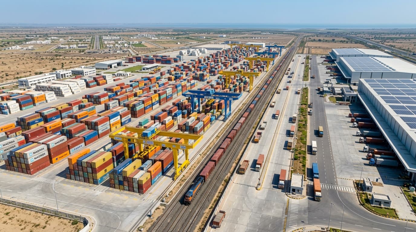 Dholera Multi-Modal Logistics Hub 2026: DFC Rail Link, ICD Dry Port & TP3 Land Strategy