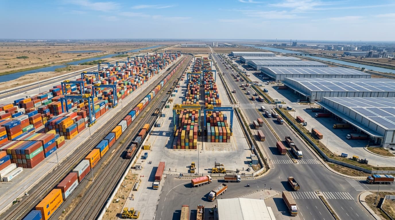 Dholera Logistics Hub 2026: WDFC Rail Link & MMLH Freight
