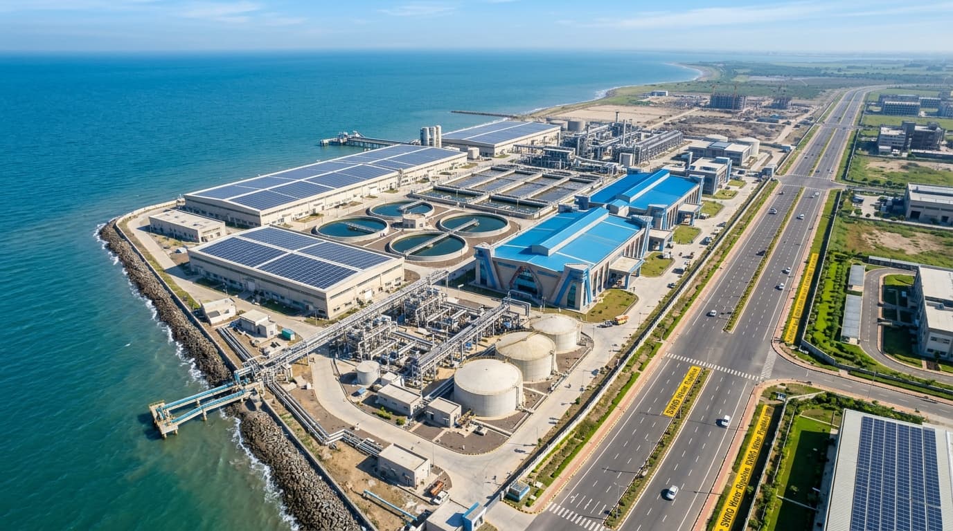 Dholera Desalination Plant 2026: 100 MLD Water & TP2 Surge