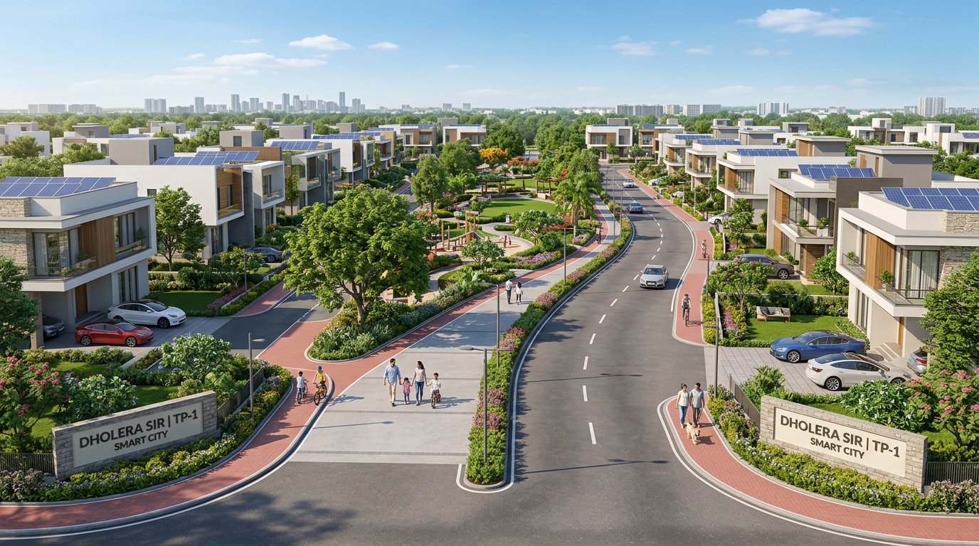 Planned residential community in Dholera SIR TP1 and TP2